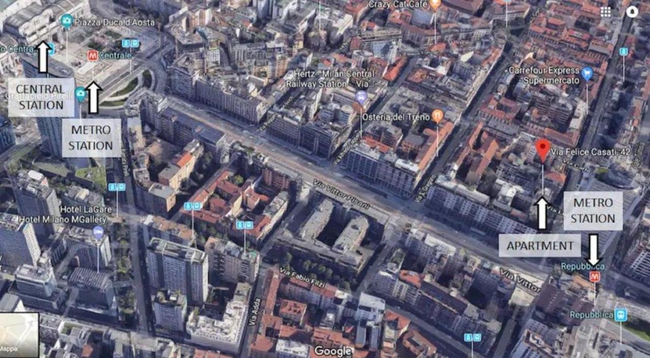 Suite Mm3/Repubblica A 5 Minuti Dal Duomo Milánó Kültér fotó